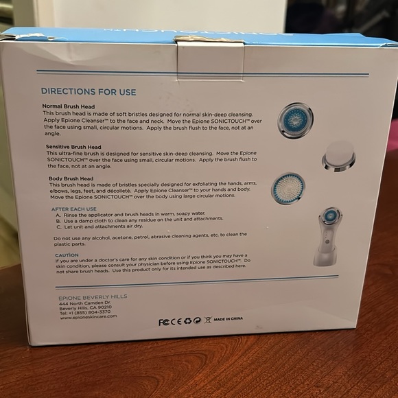NEW NEVER USED EPIONE BEVERLY HILLS SONIC TOUCH CLEANSING SYSTEM - Picture 8 of 10